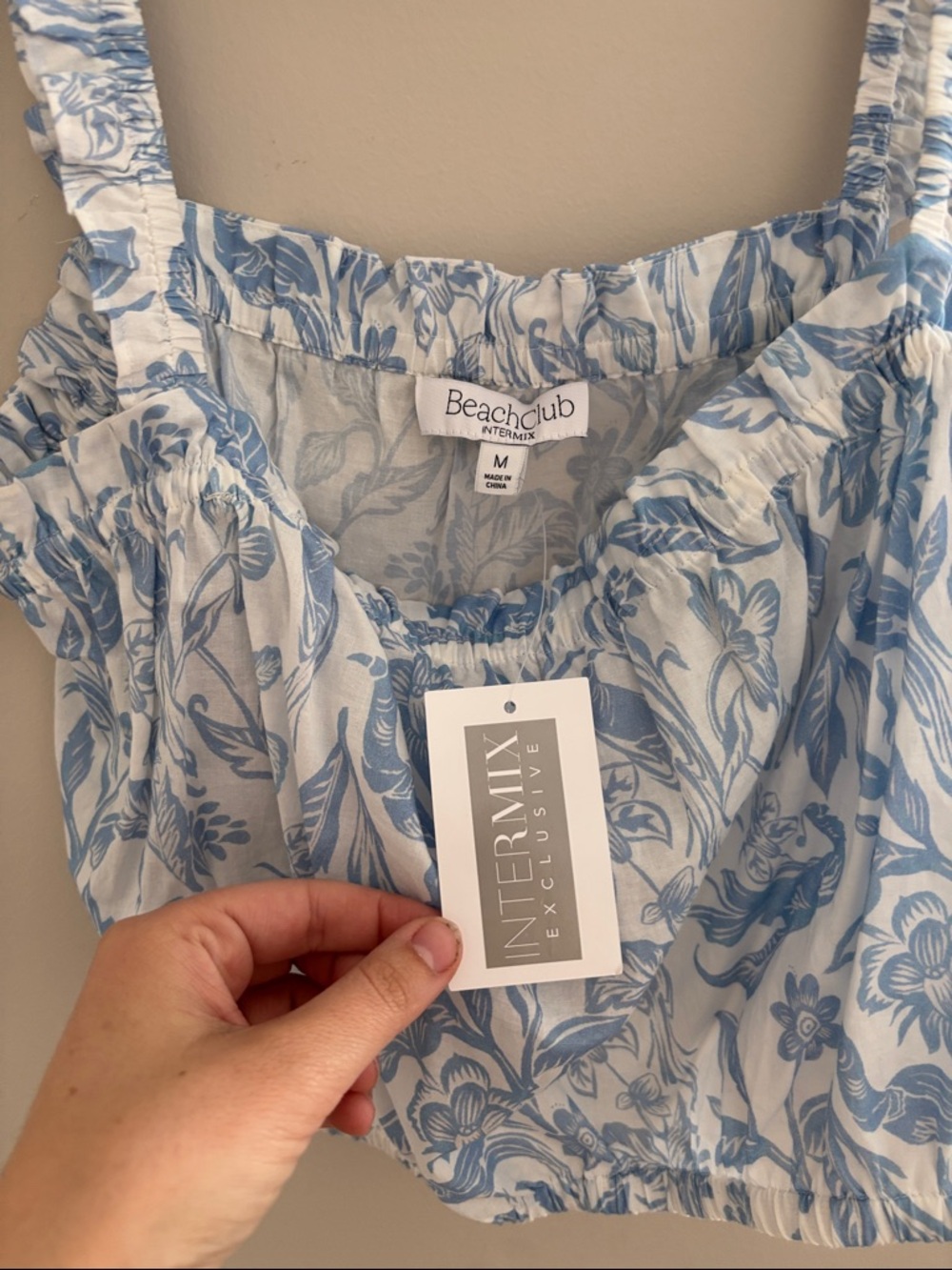 NWT Intermix | Cotton Floral Tank Top - Picture 2 of 4